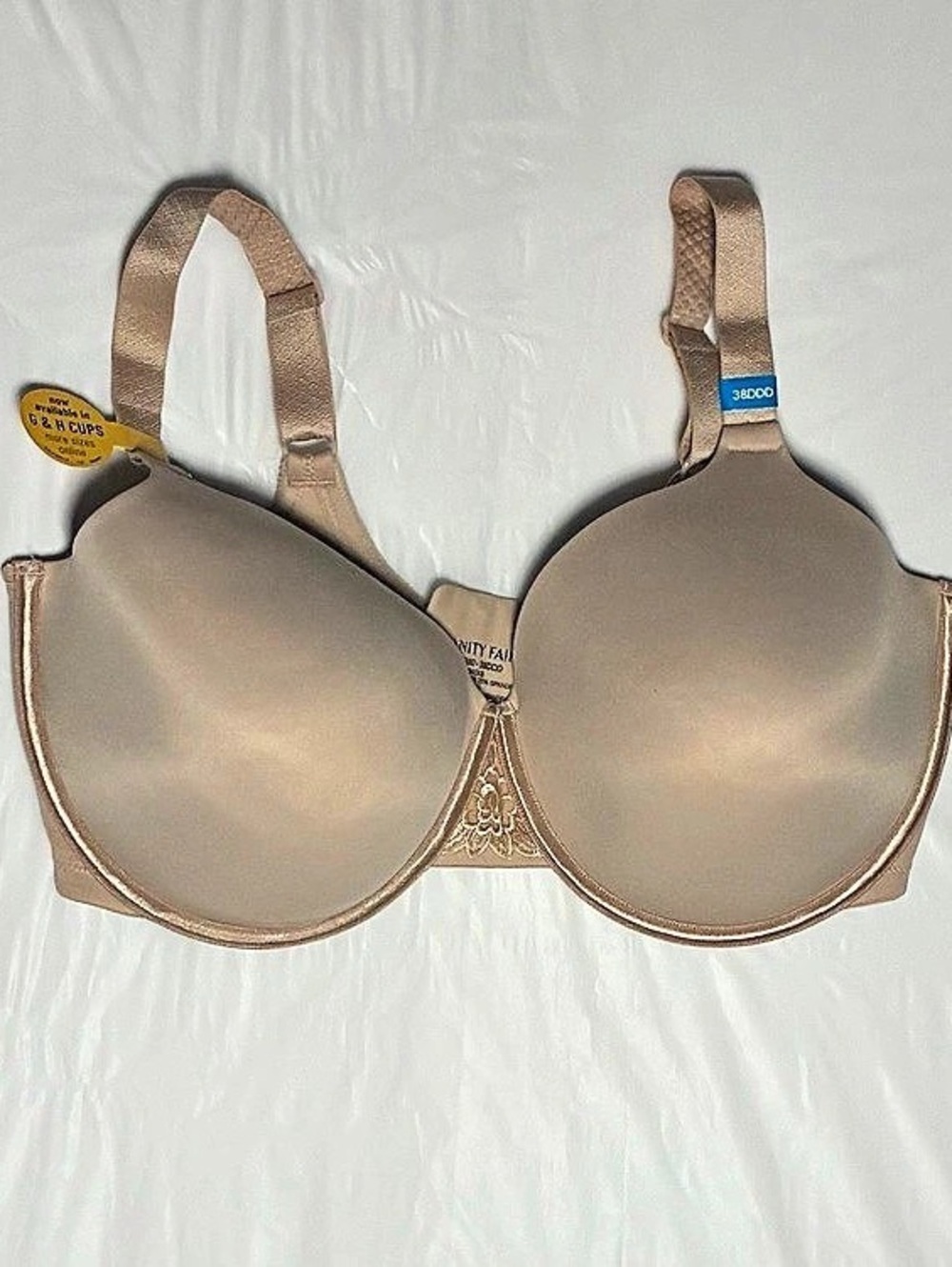 Vanity Fair Full-Figure Beauty Back Smoothing Underwire Bra 38DDD Style 76380